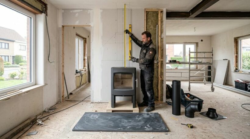 Een houtkachel plaatsen: wat je vooraf moet regelen
